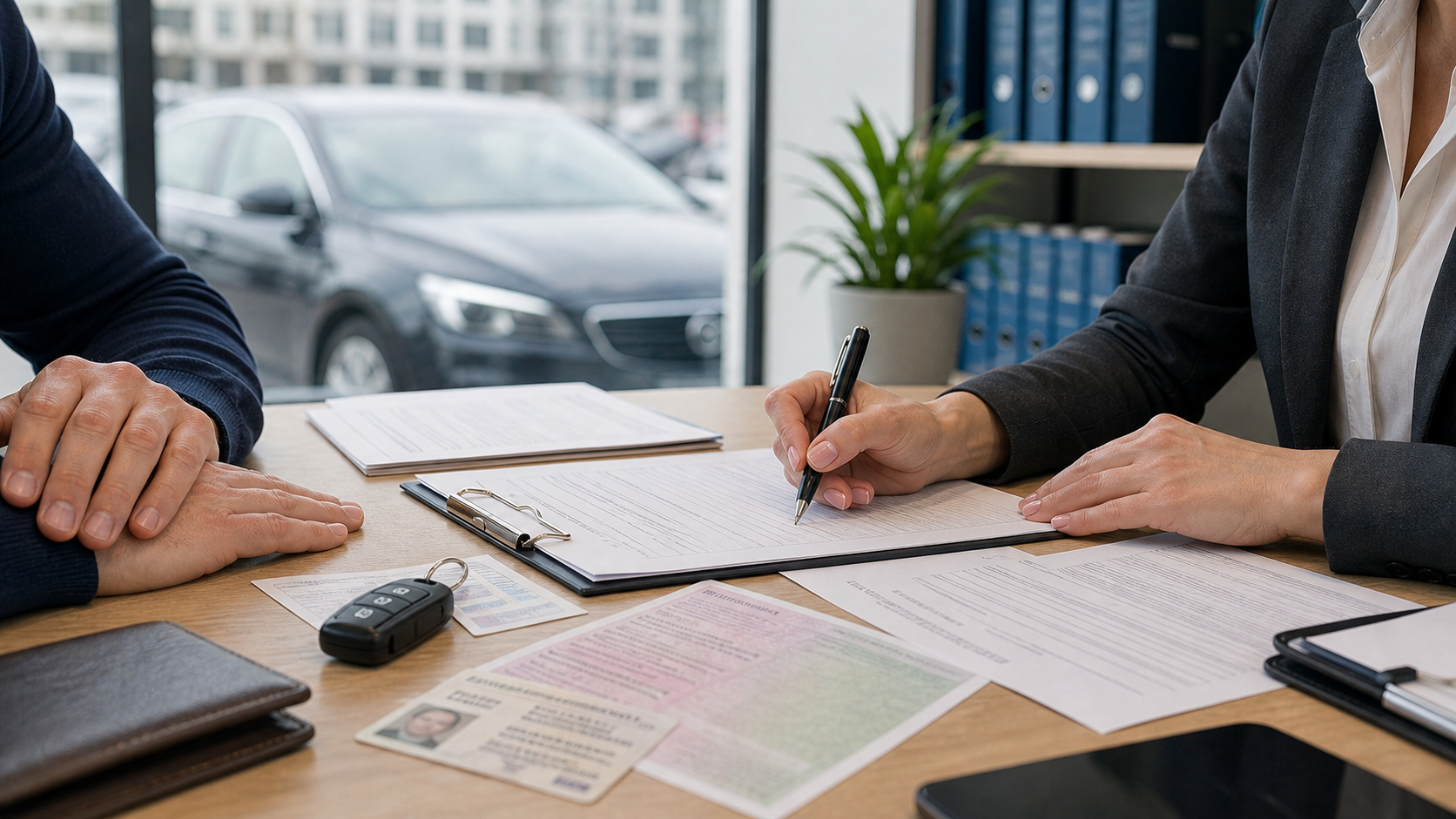 ДКП автомобиля на проспекте Испытателей 39